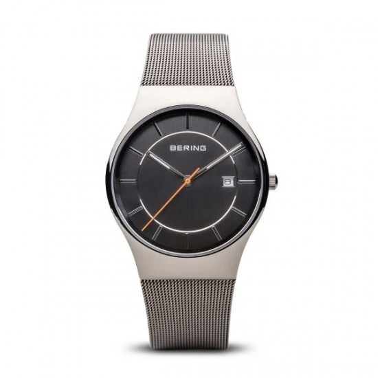 Bering heren horloge classic zwarte wijzerplaat 11938 007 10027407