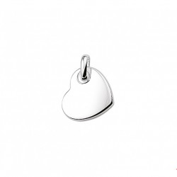 zilveren graveerplaat hart (extra zwaar) - 10027419
