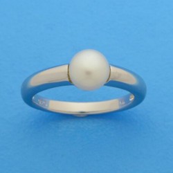 Zilveren ring met parel 13.22285 - 10029442