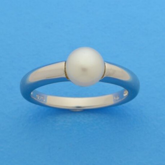 Zilveren ring met parel 13.22285 - 10029442