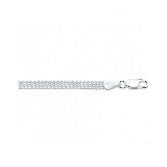zilveren Armband gourmet dubbel 4,3 mm 18 cm 13.21686 - 10029466