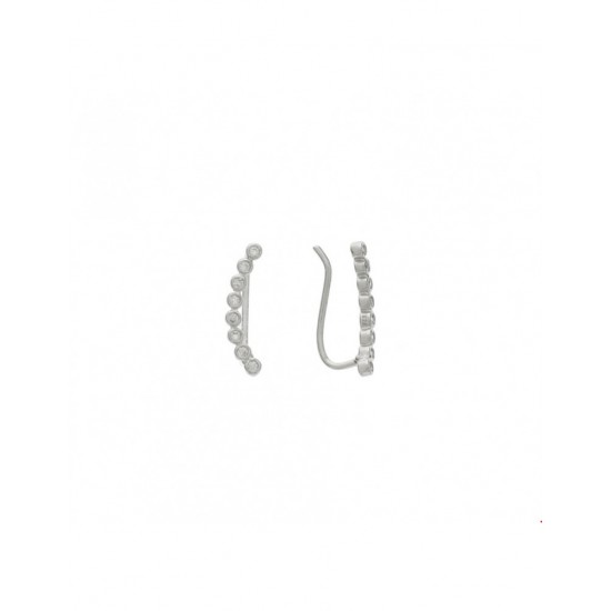 zilveren oorschuif met zirkonia  ( 1322897 ) - 10027757