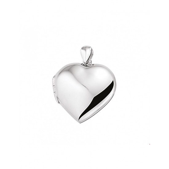 zilveren medaillon hart - 10022232