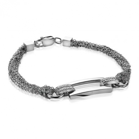 Zinzi mart Visser, zilver armband MVA4 - 10025226