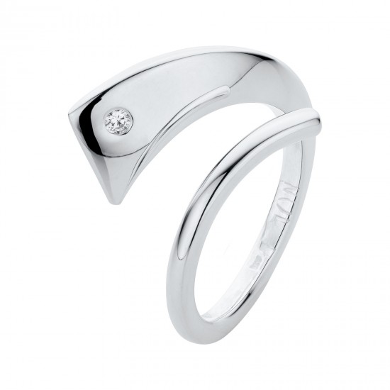 N()L zilveren ring AG04149 1XBR 0.04 maat 17.5 - 10026044