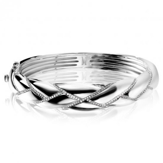 Zinzi mart Visser zilveren armband mva8 met zirkonia - 10026461