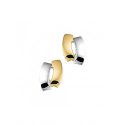Bicolor 14krt gouden oorknoppen 42.07717 - 10031547
