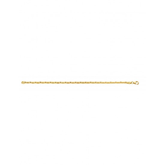 FJORY geelgouden Palmier armband met zilveren kern 19cm 3mm - 10032218
