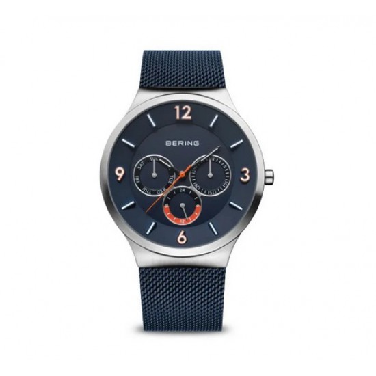 Bering heren horloge classic  blauw  33441-307 - 10032555