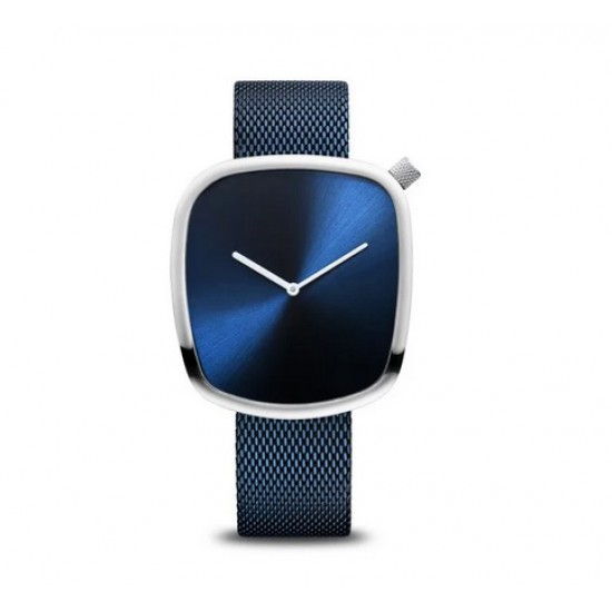 Bering horloge pebbele blauw  18040-307 - 10032574