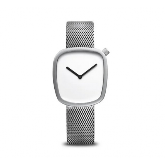 Bering pebble horloge staal 18034-004 - 10032576