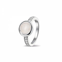 SeeYou zilveren ring rond met zirkonia  RG 035-56 - 10029754
