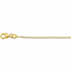 geelgouden 14krt gourmet collier 1,4 mm 42cm - 10032962