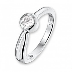 Zilveren ring met zirkonia mt 15 - 10030572