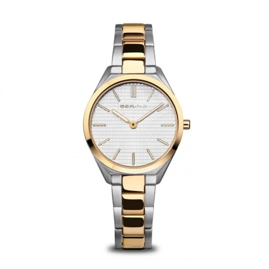 Bering dames horloge bicolor ultra slim 17231-704 - 10034511