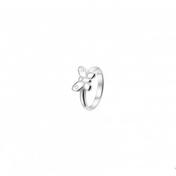 Zilveren kinder ring met vlinder mt 15 - 10031850