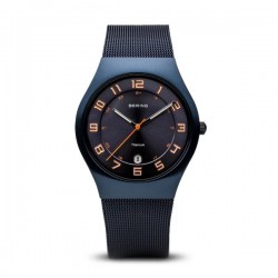 Bering titanium horloge blauw 11937-393 - 10032093