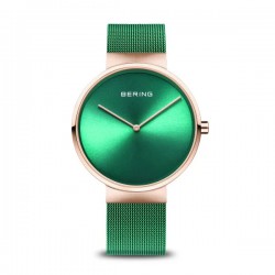 Bering horloge groen met rosÚ kast 14539-868 - 10033886