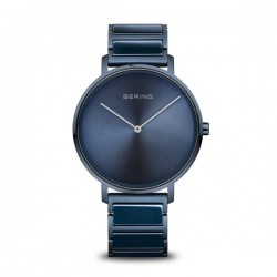 Bering horloge blauw met kermiek 18539-797 - 10034308