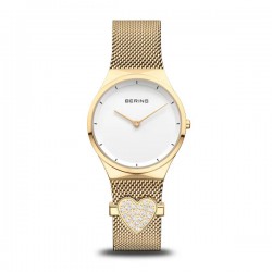 Bering dames horloge double met charm hart zirkonia - 30035867