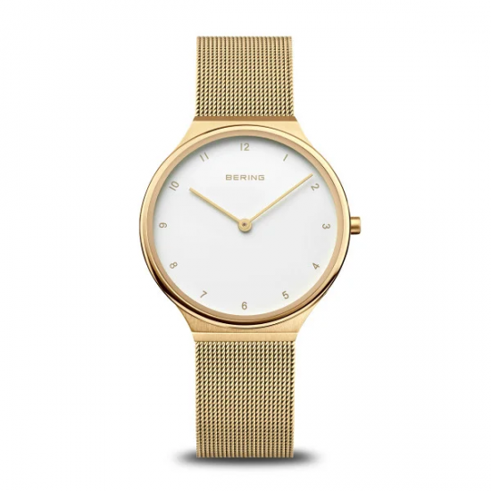 Bering dames horloge ultra slim double met witte wijzerplaat 18434-334 - 30036353