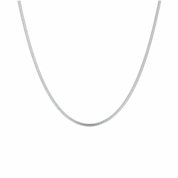 Zilveren collier slang rond 1,4 mm 50cm - 30037544