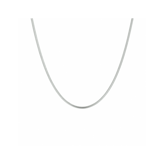 Zilveren collier slang rond 1,4 mm 50cm - 30037544