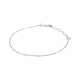 zilveren armband met blokjes 1,2 mm 16 + 3 cm - 30037090