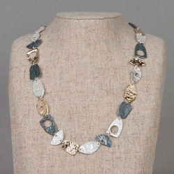 Jeh zilveren collier oxy, verguld bold  42cm - 30038045