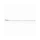 rosé gouden 14krt collier gourmette 1,0 mm 45cm - 30037901