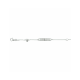 graveerarmband hart gourmette 4-zijdes geslepen plaat 4,2 mm 9-11cm - 30037791