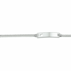 graveerarmband hart gourmette plaat 4,2 mm 11-13cm - 30038208
