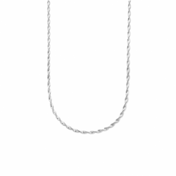 zilveren collier gedraaid  2,7 mm 42 + 3 cm - 30037768