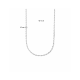 zilveren collier gedraaid  2,7 mm 42 + 3 cm - 30037768
