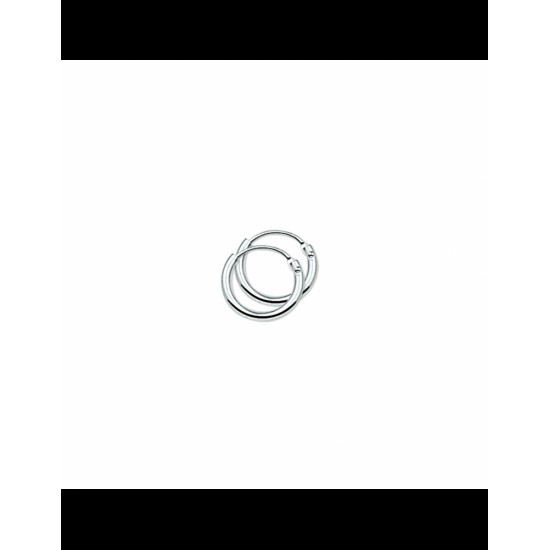 JV Zilveren creooltjes11x1.3MM - 10027300
