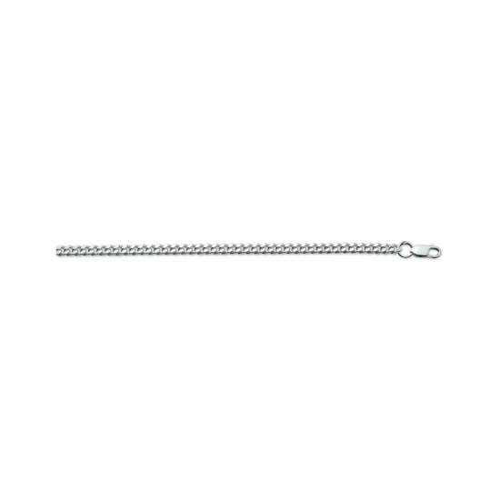 zilveren gourmette collier  6-zijdes geslepen 3,5 mm 50cm - 30037827