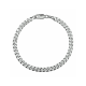 zilveren gourmette 6-zijdes geslepen 4,8 mm 21cm - 30037814