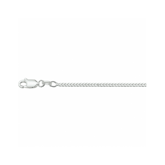 Zilveren collier gourmette 4-zijdes geslepen 2,1mm 70cm - 30038118