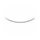 Zilveren gerhodineerde collier omega bol 4,0 mm 45cm - 30037549
