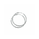 zilveren oorringen ronde buis 1,5 mm gediamanteerd - 30038057