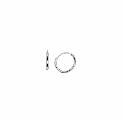 zilveren buis oorringen 1,3x13mm - 30037941