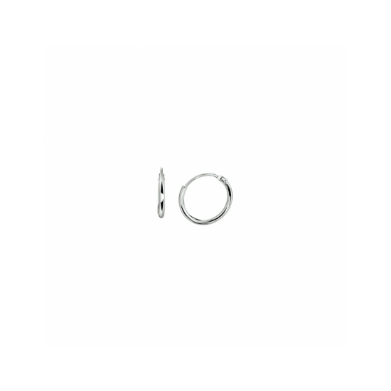 zilveren buis oorringen 1,3x13mm - 30037941