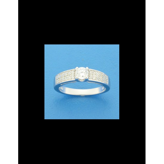 Zilveren Ring zirkonia mt17.75 13.22080 - 10029433