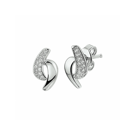Zilveren oorknoppen met zirkonia  1323645 - 10033998
