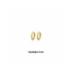 geelgouden 14krt klapoorringen gediamanteerd  10.5x1.5mm - 30037851