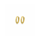 geelgouden 14krt klapoorringen gediamanteerd  10.5x1.5mm - 30037851